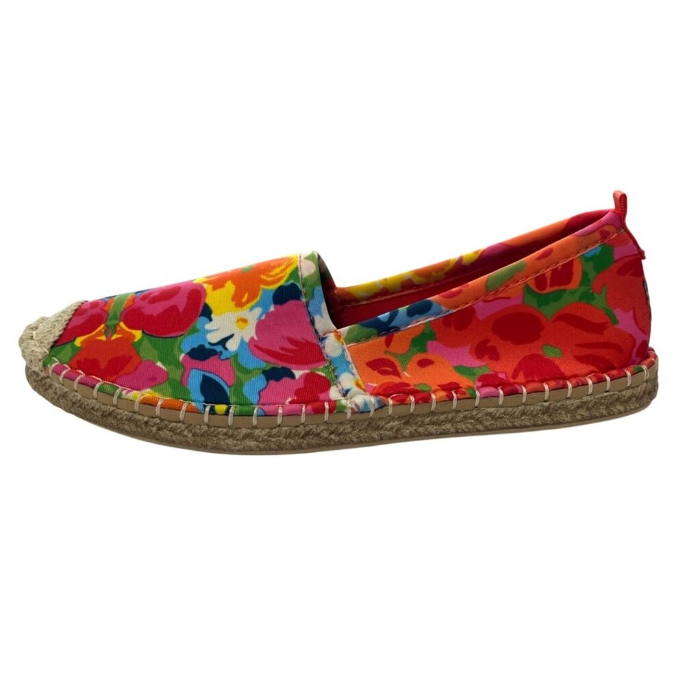 Seastar X Frances Valentine Floral Explosion Beachcomber Espadrille Flats Size 8 - Picture 6 of 10